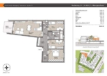Grundriss Wohnung 31 - Pfaffenhofen-Reisgang! 4-ZKB OG-Whg. mit West-Balkon! FBH, elektr. Rollläden, Videosprechanlage, TG!