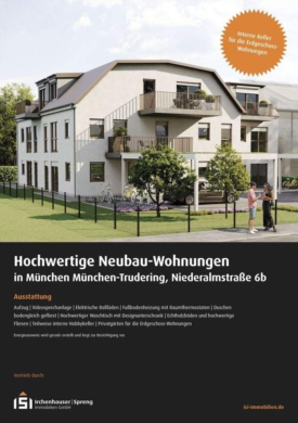 München! 3-ZKB DG-Whg. + 12 m² Süd/West-Balkon! FBH, elektr. Rollläden, Videosprechanlage, Aufzug!, 81735 München, Wohnung