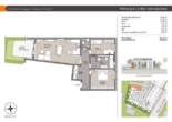 Grundriss Wohnung 8 - Pfaffenhofen-Reisgang! 3-ZKB EG-Whg. mit West-Garten! FBH, elektr. Rollläden, Videosprechanlage, TG!