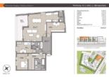 Grundriss Wohnung 44 - Pfaffenhofen-Reisgang! 4-ZKB Whg. mit 14 m² West-Dachterrasse! FBH, elektr. Rollläd., Videospr., TG!