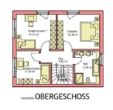 Grundriss Obergeschoss - PAF-Gittenbach! Moderne Neubau-DHH! Garten/Fußbodenhzg./elektr. Rollläd./Videosprech./Garage/Keller!