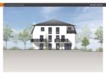 Ansicht Westen - Geisenfeld! 3,5-ZKB DG-Whg. mit Balkon, Aufzug, FBH, elektr. Rollläd., Videosprech. und TG-Stellpl.!