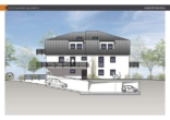 Ansicht Norden - Geisenfeld! 3,5-ZKB DG-Whg. mit Balkon, Aufzug, FBH, elektr. Rollläd., Videosprech. und TG-Stellpl.!