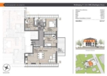 Grundriss Wohnung 7 - Geisenfeld! 3,5-ZKB DG-Whg. mit Balkon, Aufzug, FBH, elektr. Rollläd., Videosprech. und TG-Stellpl.!