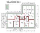 Manching! 4-ZKB Erdgeschoss-Whg. + 39 m² Hobbykeller, Garten, Fußbodenheizung, elektrische Rollläden, Videosprechanlage und Dusche bodengleich! - Kellergeschoss