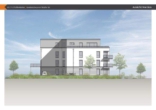 Ansicht Norden - Pfaffenhofen! Neubau! 2,5-Zimmer Obergeschoss-Wohnung mit 11,12 m² Süd-/West-Balkon, FBH, Aufzug, TG-Stellpl., elektrischen Rollläd., Videosprechanlag