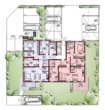 Freiflächenplan - Hohenwart! 4-ZKB Erdgeschoss-Whg. + 46 m² Hobbykeller, Privatgarten, Fußbodenheizung, elektrische Rollläden, Videosprechanlage, Garage u. Stellplatz!