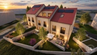 Visualisierung - Scheyern! 6,5-Zimmer-Reiheneckhaus mit Garten, FBH, elektr. Rollläden, Videosprechanlage, Garage/Stellplatz!