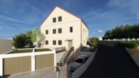 Visualisierung - Scheyern! 6,5-Zimmer-Reiheneckhaus mit Garten, FBH, elektr. Rollläden, Videosprechanlage, Garage/Stellplatz!