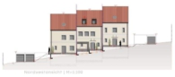 Ansicht Nord-Westen - Scheyern! 6,5-Zimmer-Reiheneckhaus mit Garten, FBH, elektr. Rollläden, Videosprechanlage, Garage/Stellplatz!