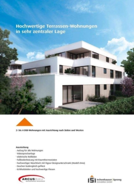 Pfaffenhofen-Ziegelstraße! 3-ZKB EG-Whg. mit Süd-Garten! FBH, elektr. Rollläden, Videosprech., TG!, 85276 Pfaffenhofen an der Ilm, Wohnung