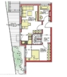 Grundriss Erdgeschoss (Hochparterre) - 4-ZKB mit 101 m² Wohn-/Nutzfläche im Erdgeschoss (Hochparterre) und Souterrain! 2 Bäder! FBH/elektr. Rollläden/Videosprech./Carport + Stellplatz!