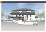 Ansicht Norden - Geisenfeld! 3,5-ZKB DG-Whg. mit Balkon, Aufzug, FBH, elektr. Rollläd., Videosprech. und TG-Stellpl.!