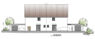 Ansicht Norden - Pfaffenhofen! Moderne Neubau-DHH! Garten/Fußbodenhzg./elektr. Rollläd./Videosprechanl./Garage/Keller