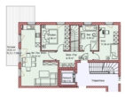 Grundriss Wohnung 2 - Erdgeschoss - München! 3-ZKB EG-Whg. + 41 m² Hobbykeller und Süd/West-Garten! FBH, elektr. Rollläd., Videosprech.!
