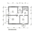 Grundriss Dachgeschoss - Feldkirchen! Doppelhaushälfte mit Garten, Einbauküche, Kachelofen, Keller, Schuppen und Garage!