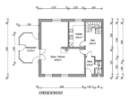 Grundriss Erdgeschoss - Feldkirchen! Doppelhaushälfte mit Garten, Einbauküche, Kachelofen, Keller, Schuppen und Garage!