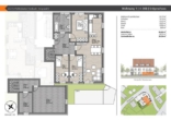 Grundriss Wohnung 1 - PAF-Förnbach! 4-ZKB Erdgeschoss-Whg. + 39 m² Hobbykeller, Garten, Fußbodenheizung, elektrische Rollläden, Videosprechanlage und Dusche bodengleich!