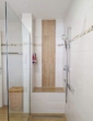 Dusche - Bad EG - Pörnbach! 4-ZKB EG-Whg.+40 m² interner Keller, Einbaukü., Garten, elektr. Rollläd., FBH, 2 x Garage!