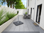 Terrasse (Garten) - Pörnbach! 4-ZKB EG-Whg.+40 m² interner Keller, Einbaukü., Garten, elektr. Rollläd., FBH, 2 x Garage!
