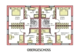 Grundriss Obergeschoss - Ilmmünster! Moderne Neubau-DHH! Garten/Fußbodenhzg./elektr. Rollläden/Videosprechanlage/Garage!