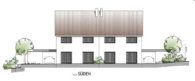Ansicht Süden - Ilmmünster! Moderne Neubau-DHH! Garten/Fußbodenhzg./elektr. Rollläden/Videosprechanlage/Garage!
