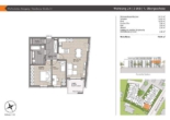 Grundriss Wohnung 24 - Pfaffenhofen-Reisgang! 3-ZKB OG-Whg. mit Süd-Balkon! FBH, elektr. Rollläden, Videosprechanlage, TG!