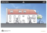 Ansicht Nord-West - München! 4-ZKB OG-Whg. + 12 m² Süd/West-Balkon! FBH, elektr. Rollläd., Videosprech., Aufzug, Keller!