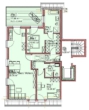 Grundriss Wohnung 7 - Reichertshausen! 3-ZKB Dachgesch.-Whg. mit 17m² West-Dachterrasse, FBH, elektr. Rollläd., Videospr.!