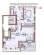 Grundriss Wohnung 8 - Reichertshausen! 2-ZKB Dachgeschoss-Whg. mit 11 m² Süd/Ost-Balkon, FBH, elektr. Rollläd., Videospr.!