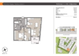Grundriss Wohnung 9 - Pfaffenhofen-Reisgang! 3-ZKB OG-Whg. mit Süd-Balkon! FBH, elektr. Rollläden, Videosprechanlage, TG!