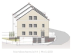 Ansicht Nord-Osten - Scheyern! 5-Zimmer-Reihenmittelhaus mit Garten, FBH, elektr. Rollläden, Videosprechanlage, Garage/Stellplatz!