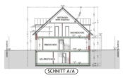 Schnitt - Pfaffenhofen! Moderne Neubau-DHH! Garten/Fußbodenhzg./elektr. Rollläden/Videosprechanlage/Garage/Keller!
